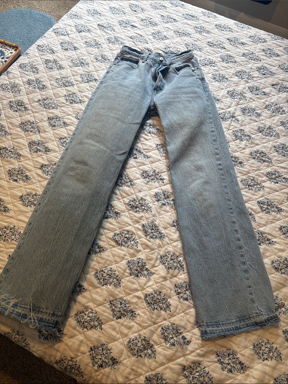 Abercrombie & Fitch Light Wash High Rise Jeans